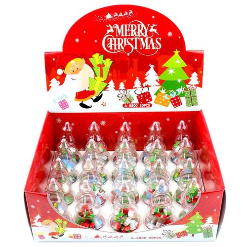 아이윙스-1000 크리스마스 와글와글 트리지우개세트 어린이집 유치원 초등 크리스마스선물 단체선물 답례품
