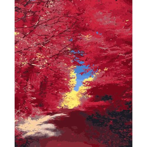 아이윙스-아이윙스 피포페인팅 PIPO-2086 가을겨울풍경 40x50 DIY명화그리기 유화수채화그리기