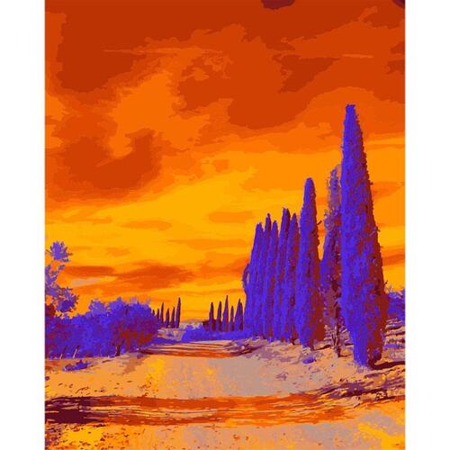 아이윙스-아이윙스 피포페인팅 PIPO-2088 가을겨울풍경 40x50 DIY명화그리기 유화수채화그리기