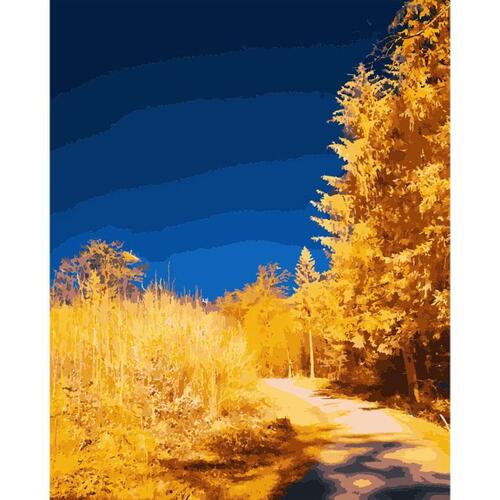 아이윙스-아이윙스 피포페인팅 PIPO-2083 가을겨울풍경 40x50 DIY명화그리기 유화수채화그리기