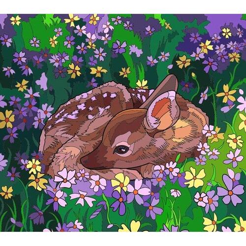 아이윙스-아이윙스 피포페인팅 PIPO-2120 봄과사슴 40x50 DIY명화그리기 유화수채화그리기