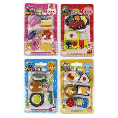 아이윙스-1000 레인보우 먹지마 지우개세트 어린이집 유치원 학원교회 단체선물 답례품 (6개)